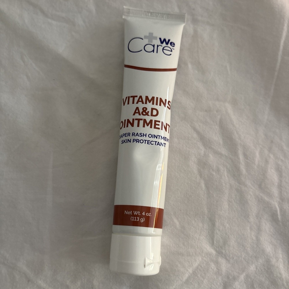 We Care Vitamins A&D Ointment Diaper Rash Skin Protectant 4 oz 1155